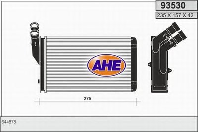 Теплообменник, отопление салона AHE
