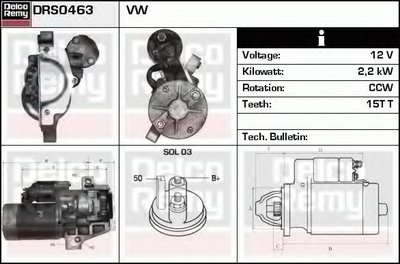 Стартер Remanufactured REMY (Light Duty) DELCO REMY купить