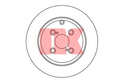 Тормозной диск NK купить
