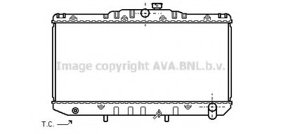 Радиатор, охлаждение двигателя AVA QUALITY COOLING купить