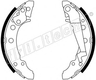 Комплект тормозных колодок fri.tech. купить