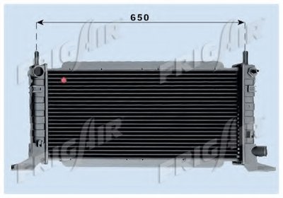 Радиатор, охлаждение двигателя FRIGAIR купить