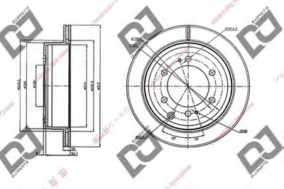 Тормозной диск DJ PARTS купить