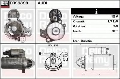 Стартер Remanufactured REMY (Light Duty) DELCO REMY купить