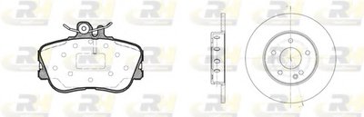 Комплект тормозов, дисковый тормозной механизм Dual Kit ROADHOUSE