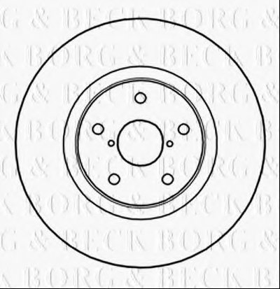 Тормозной диск BORG & BECK купить