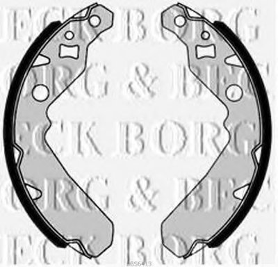 Комплект тормозных колодок BORG & BECK