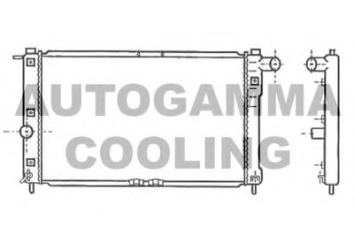 Радиатор, охлаждение двигателя AUTOGAMMA купить