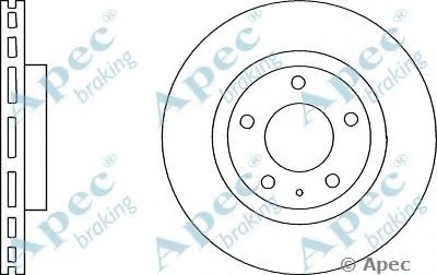 Тормозной диск APEC braking купить