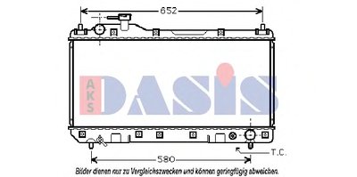 Радиатор, охлаждение двигателя AKS DASIS купить