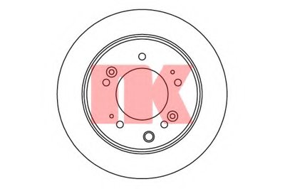 Тормозной диск NK купить
