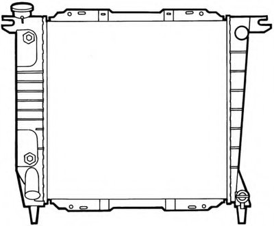 Радиатор, охлаждение двигателя NRF купить