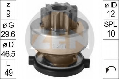 Привод с механизмом свободного хода, стартер