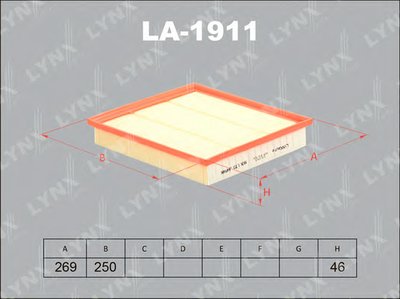 Воздушный фильтр LYNXauto купить