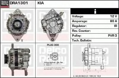 Генератор Remanufactured REMY (Light Duty) DELCO REMY купить