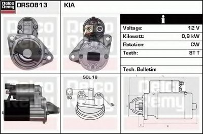 Стартер Remanufactured REMY (Light Duty) DELCO REMY купить