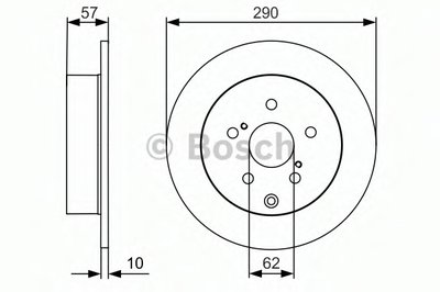 Тормозной диск BOSCH купить