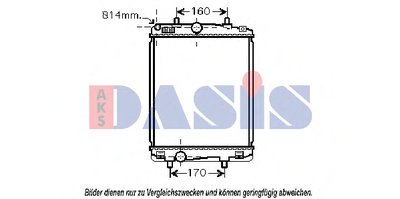Радиатор, охлаждение двигателя AKS DASIS купить