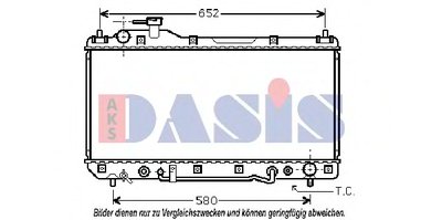 Радиатор, охлаждение двигателя AKS DASIS купить