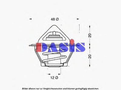 Термостат, охлаждающая жидкость AKS DASIS купить