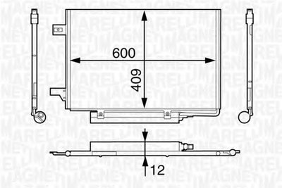 Конденсатор, кондиционер MAGNETI MARELLI купить