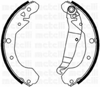 Комплект тормозных колодок METELLI купить
