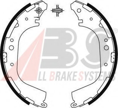 Комплект тормозных колодок A.B.S.