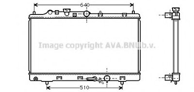 Радиатор, охлаждение двигателя AVA QUALITY COOLING купить