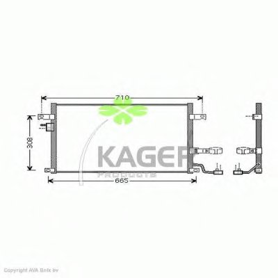 Конденсатор, кондиционер KAGER купить