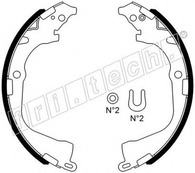 Комплект тормозных колодок fri.tech. купить