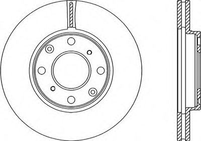 Тормозной диск ADAPTIVE OPEN PARTS купить