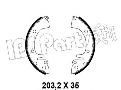 Тормозные колодки IPS Parts IPS Parts купить