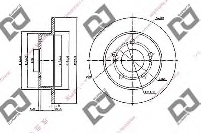 Тормозной диск DJ PARTS купить