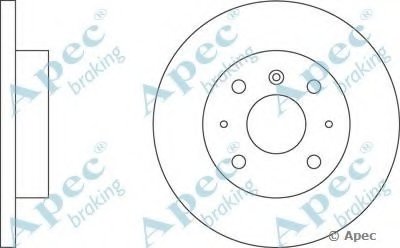 Тормозной диск APEC braking купить