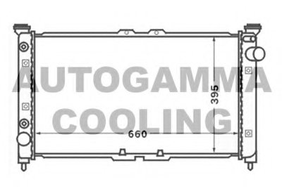 Радиатор, охлаждение двигателя AUTOGAMMA купить