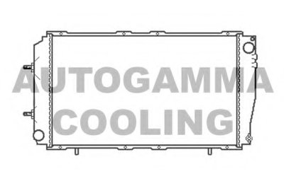 Радиатор, охлаждение двигателя AUTOGAMMA купить