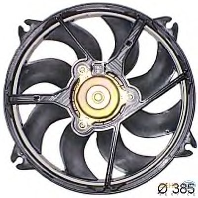 Вентилятор, охлаждение двигателя BEHR HELLA SERVICE