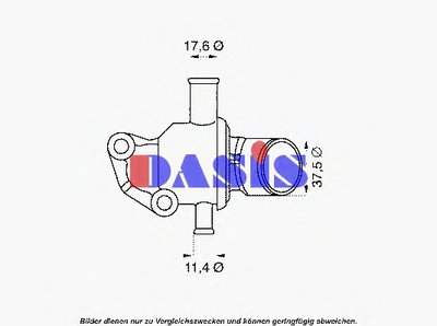 Термостат, охлаждающая жидкость AKS DASIS купить