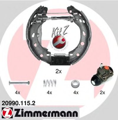 Комплект тормозных колодок KIT Z ZIMMERMANN купить