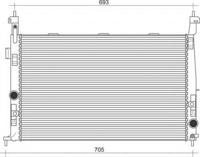 Радиатор, охлаждение двигателя MAGNETI MARELLI купить