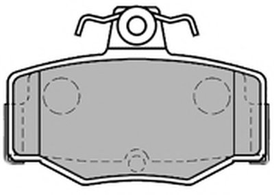 Комплект тормозных колодок, дисковый тормоз