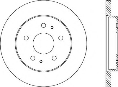 Тормозной диск ADAPTIVE OPEN PARTS купить