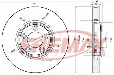 Тормозной диск Premium Carbon + FREMAX купить