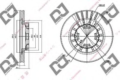 Тормозной диск DJ PARTS купить