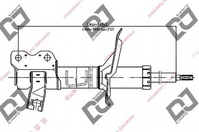 Амортизатор DJ PARTS купить