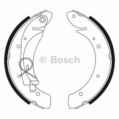 Комплект тормозных колодок BOSCH купить