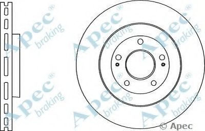 Тормозной диск APEC braking купить