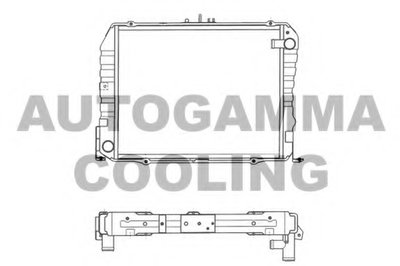 Радиатор, охлаждение двигателя AUTOGAMMA купить