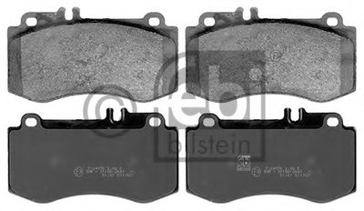 Комплект тормозных колодок, дисковый тормоз FEBI BILSTEIN