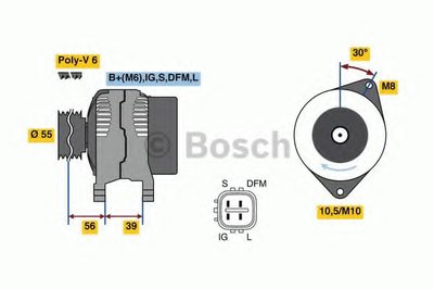 Генератор BOSCH купить